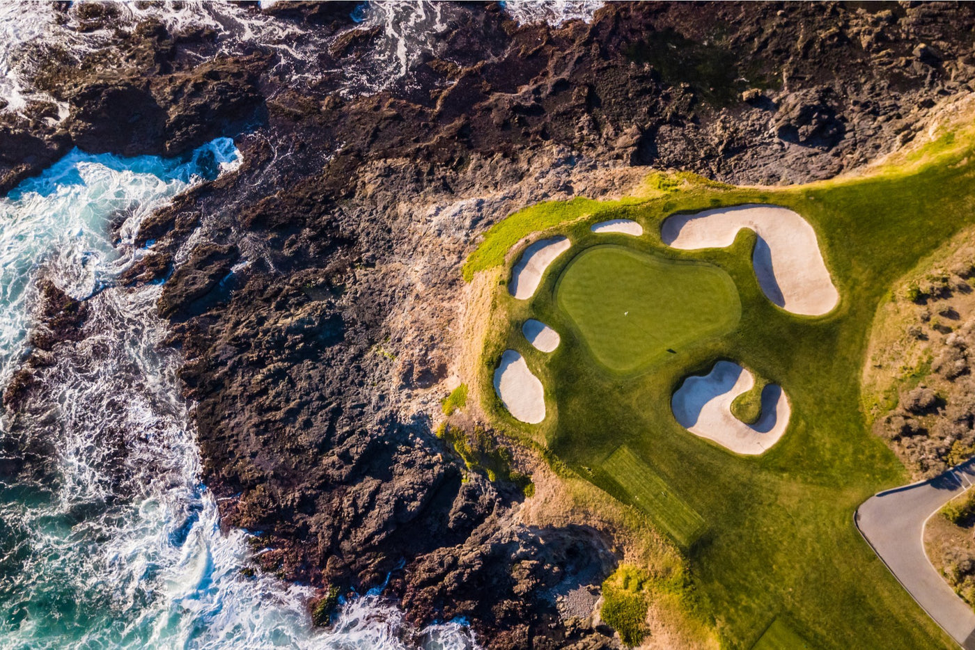  United States golf course drone image