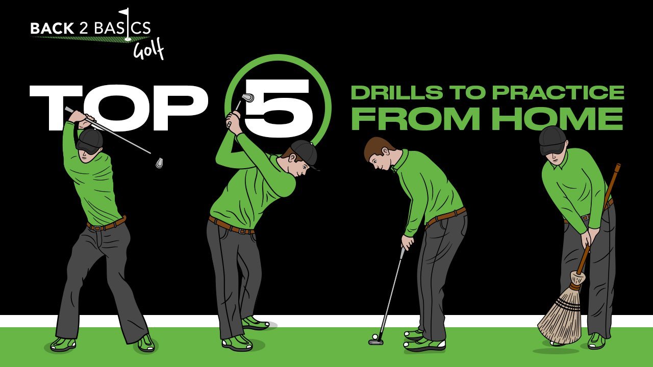 Top 5 Golf Drills to Practice Banner